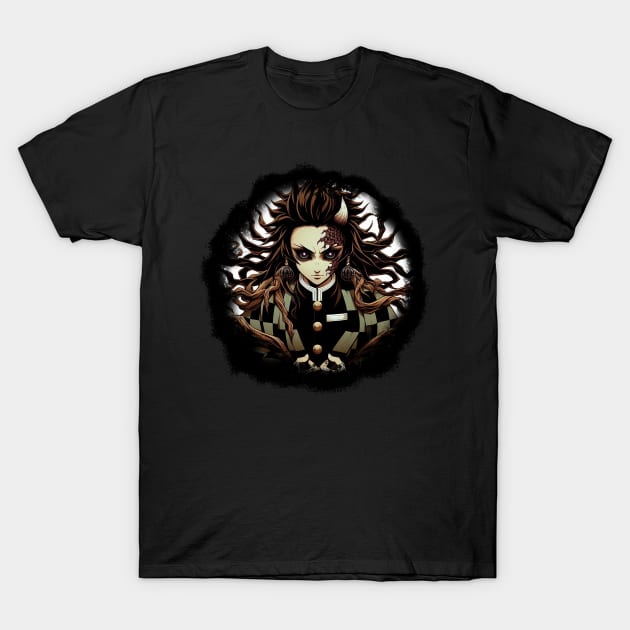 The Demon Tanjirou T-Shirt by q10mark